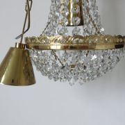 "Hot air balloon" chandelier with Deknudt stamps, 40s