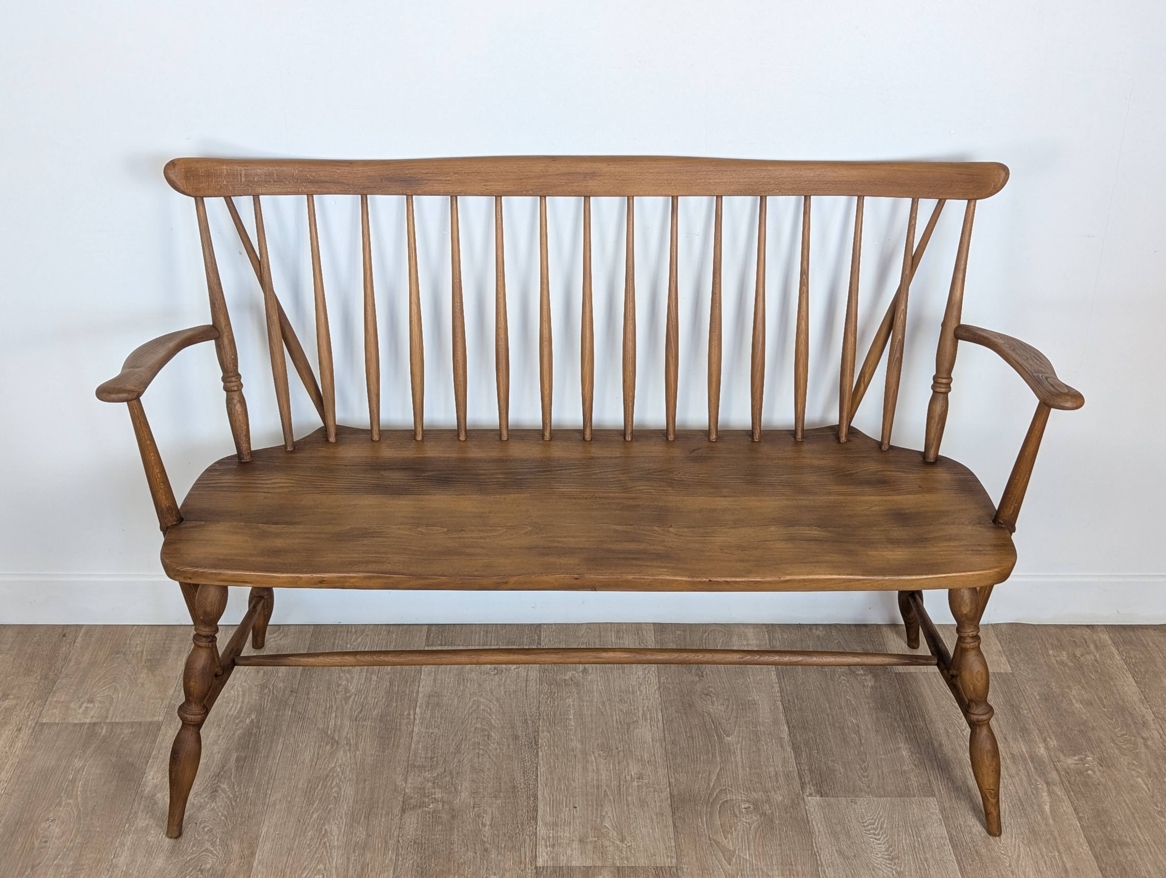 Bench, vintage bench in solid wood