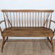 Bench, vintage bench in solid wood