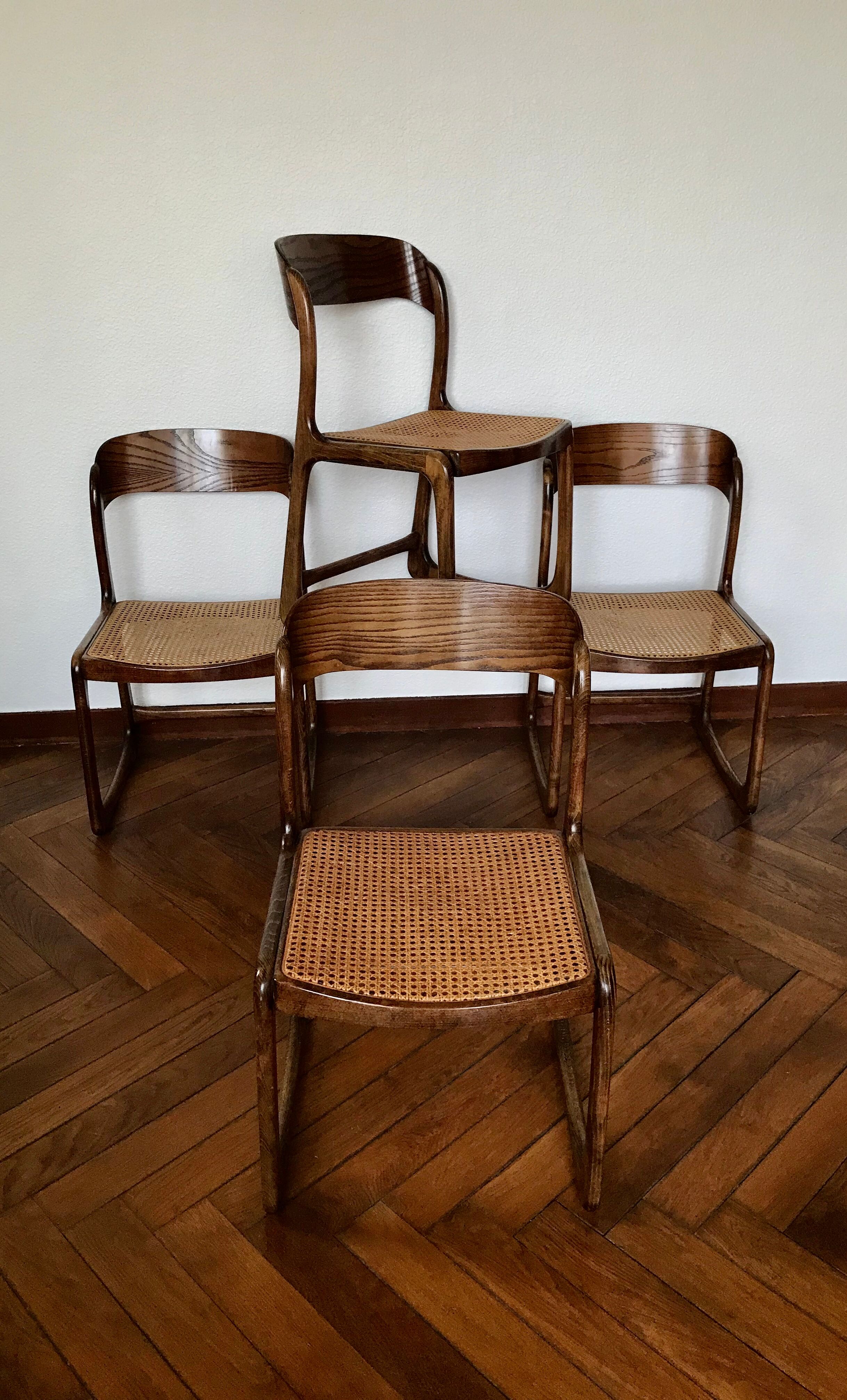 Baumann sled chairs