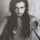 Fashion photography, black and white portrait, framed under glass, 32 x 41 cm