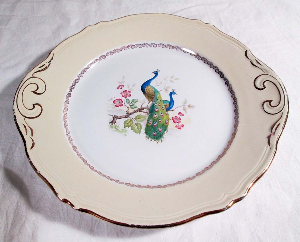 Dish and plates l'Amandinoise