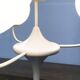 Lampe sur pied en verre et métal par E.R. Nele pour Temde, années 1960