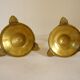 Art Nouveau candle holder pair early XX
