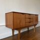 English sideboard in vintage solid teak from the austin suite collection