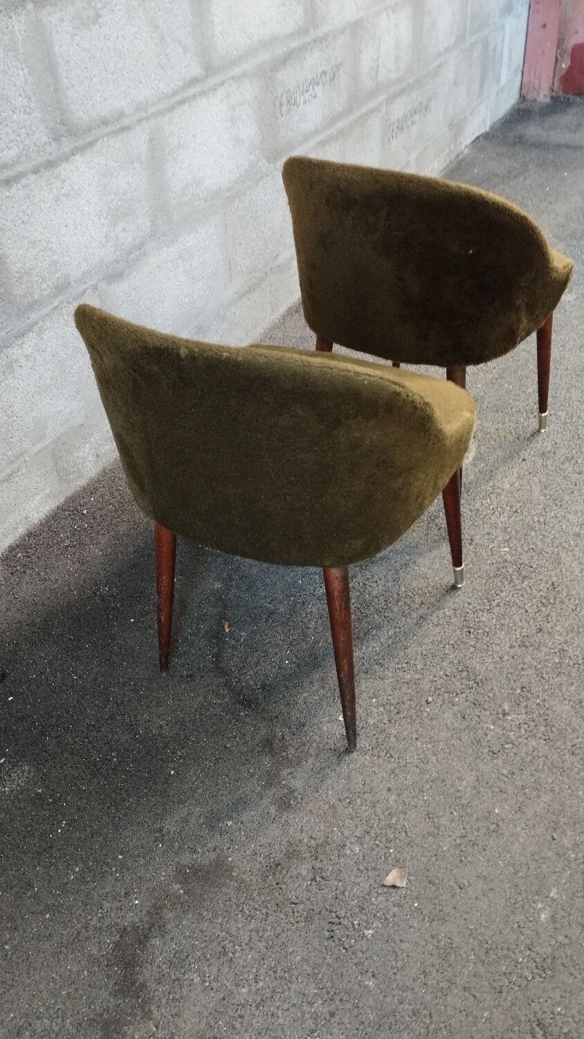 Chairs moumoute 60's