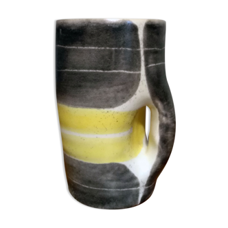 Ceramic mug by Mado Jolain 50s