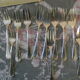 Louis XVI-style silver metal dessert service from Apollo