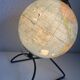 Globe vintage 1960 terrestre verre mappemonde Perrina - 24 cm