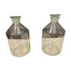 Paire d’anciens flacons de parfum d’usine