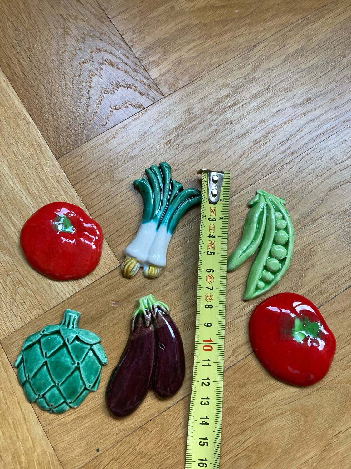 Porte couverts / porte couteaux barbotine légumes