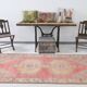 4x8 Red & Yellow Pastel Vintage Rug, 117x254Cm SK 20718