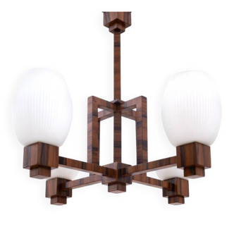 Art Deco chandelier from the 1940s, Poland.