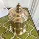 Round brass box