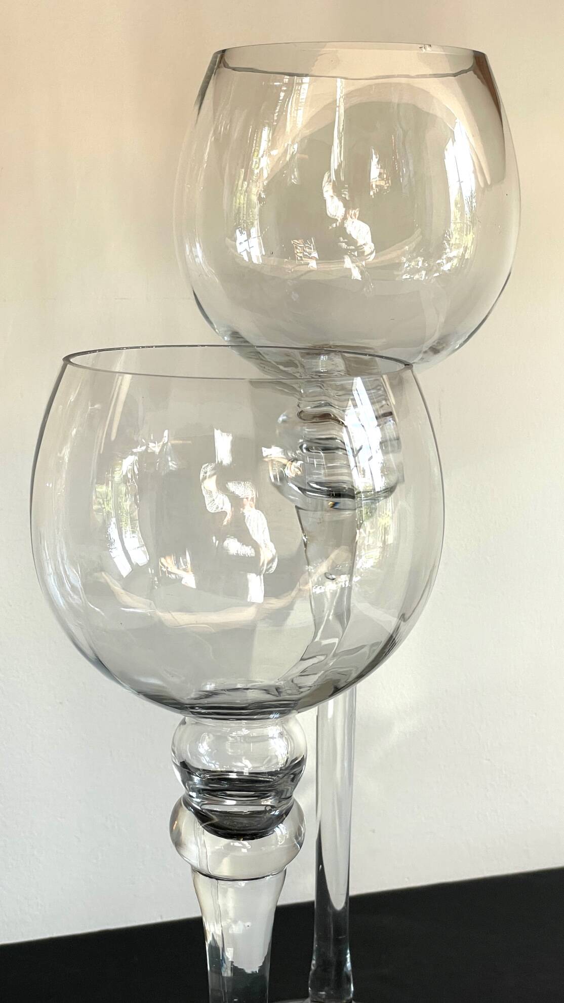 Bougeoirs xl crystal vintage candle holders