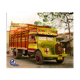 Tata truck Rajasthan vers 1950, aered colorful photography