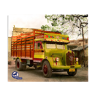 Tata truck Rajasthan vers 1950, aered colorful photography