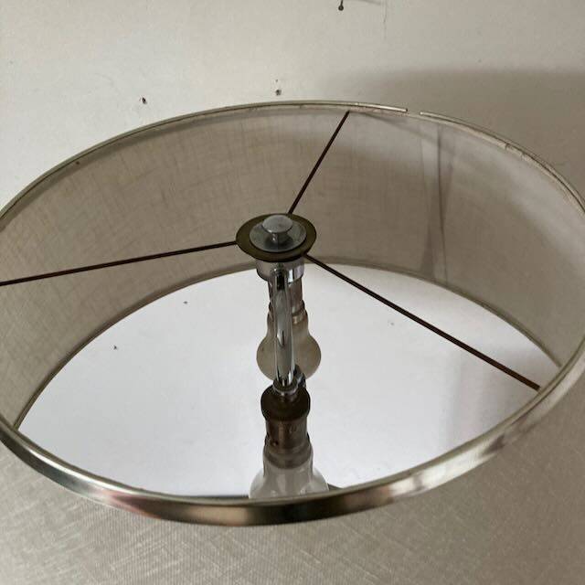 Large 70s plexiglass lamp