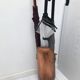 Copper umbrella holder and vintage porcelain handles
