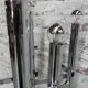 Chrome uplight floor lamp with 8 light points