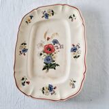 Sarraguemines&digion porcelain serving plate agreste model 1920
