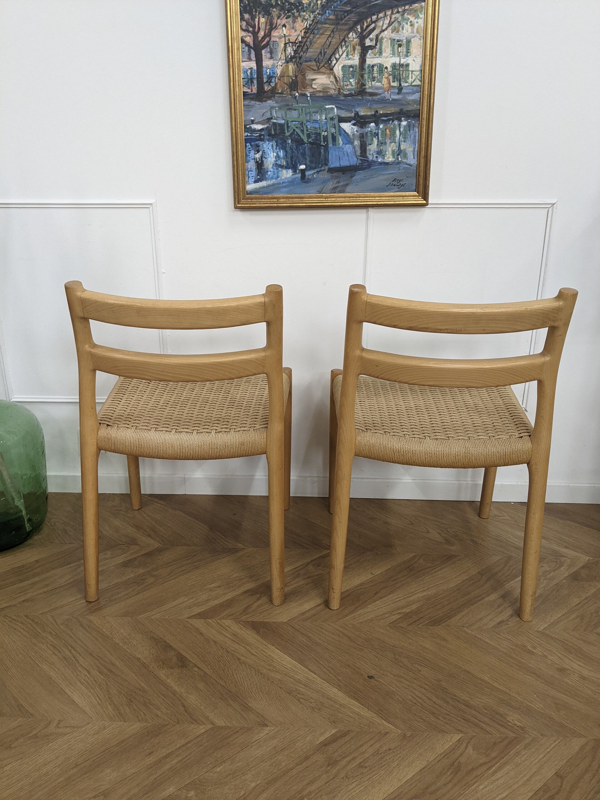 Pair of chairs Niels Otto Moller