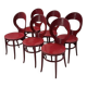 Set 6 chaises bistrot Baumann modèle Mouette