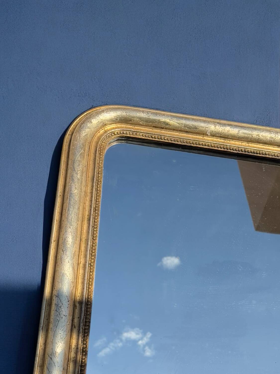 Louis Philippe mirror gilded with fine gold