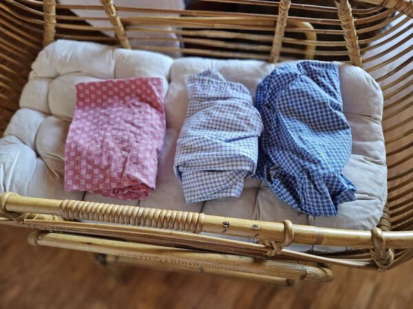 Berceau couffin ancien en bambou