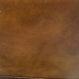 Vintage brown leather armchair