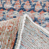 Navy blue persian runner rug, 365x77cm