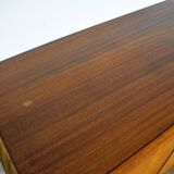 Scandinavian teak and metal row