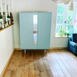 Painted wardrobe from the 50s