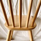 Children's wooden high chair