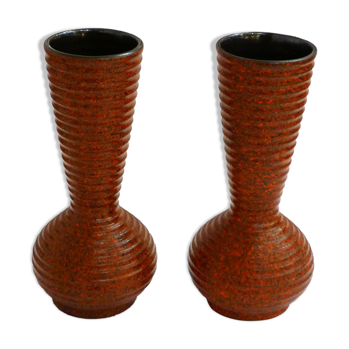 Paire de vases mats West Germany