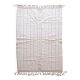 Tapis Blanc Beni Ouarain - 253 x 153 cm
