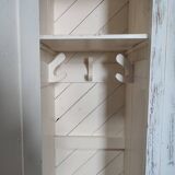 Weathered wooden locker