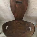 Paire de chaises brutalistes