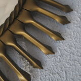 Chaty Gold Metal Sun Mirror 1960