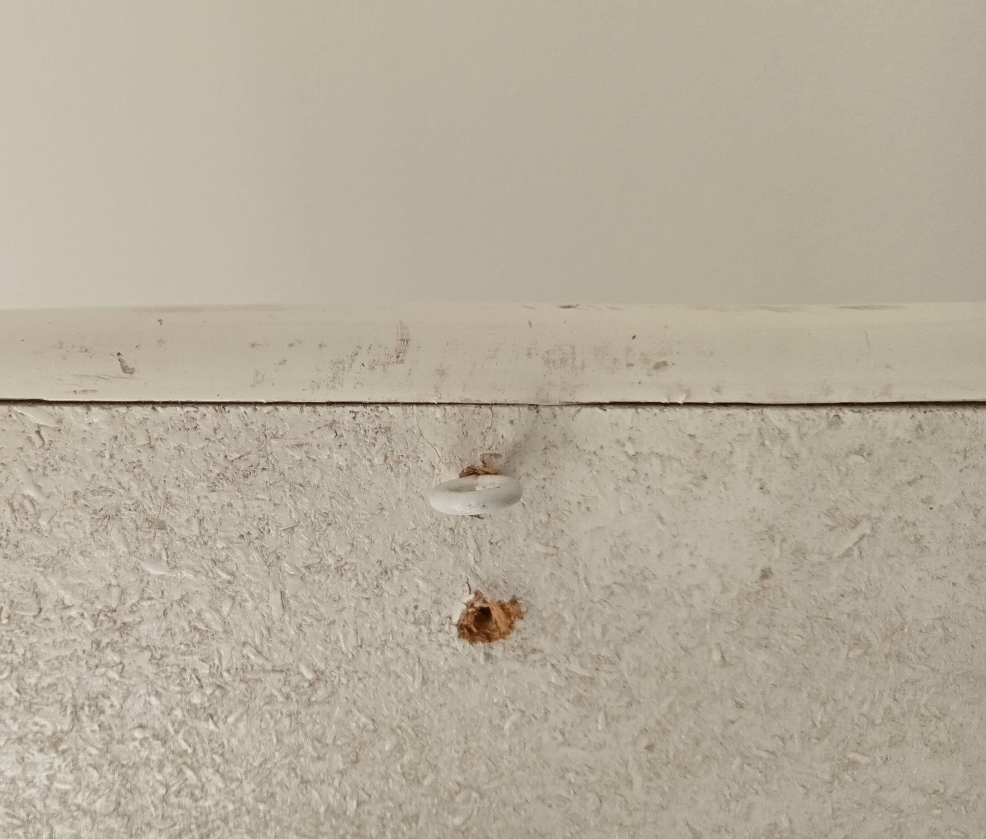 Grand miroir en rotin et canne vintage années 70