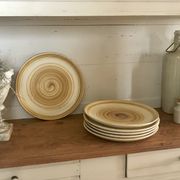Vintage Longchamp sandstone plates