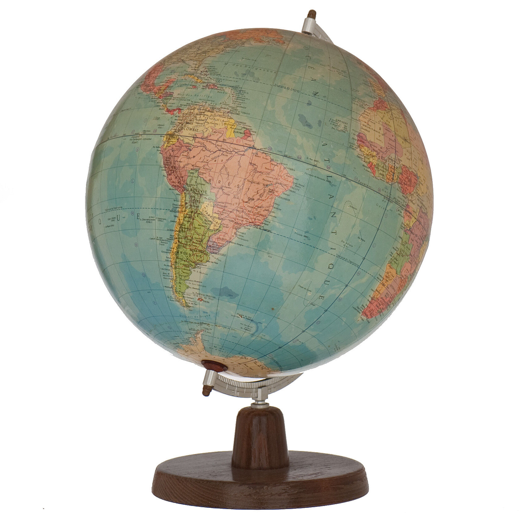Vintage school globe