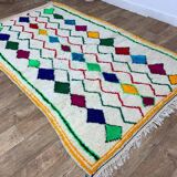 Handmade Moroccan Berber rug 254 X 152 CM