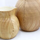 Coffee service in earthenware imitation olive wood by Grandjean Jourdan in Vallauris