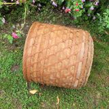 large vintage wicker basket from the 70s.