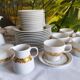 Tapio Wirkkala for Rosenthal Studio-Line “Modulation” porcelain coffee and dessert service, Germany 1970s, 39 pieces