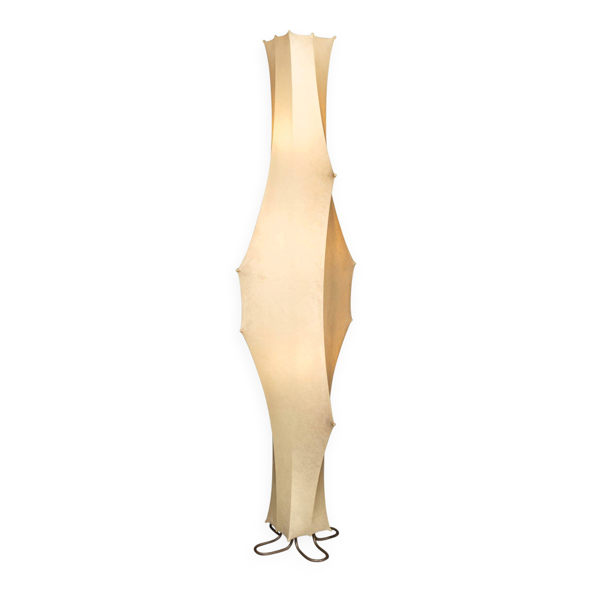 Lampadaire 'fantasma' italienne vintage des années 20 par tobia scarpa pour flos c1961