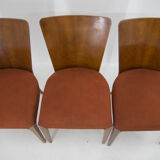 Art Deco Dining Chairs H-214 by Jindrich Halabala for UP Závody, Set of 3