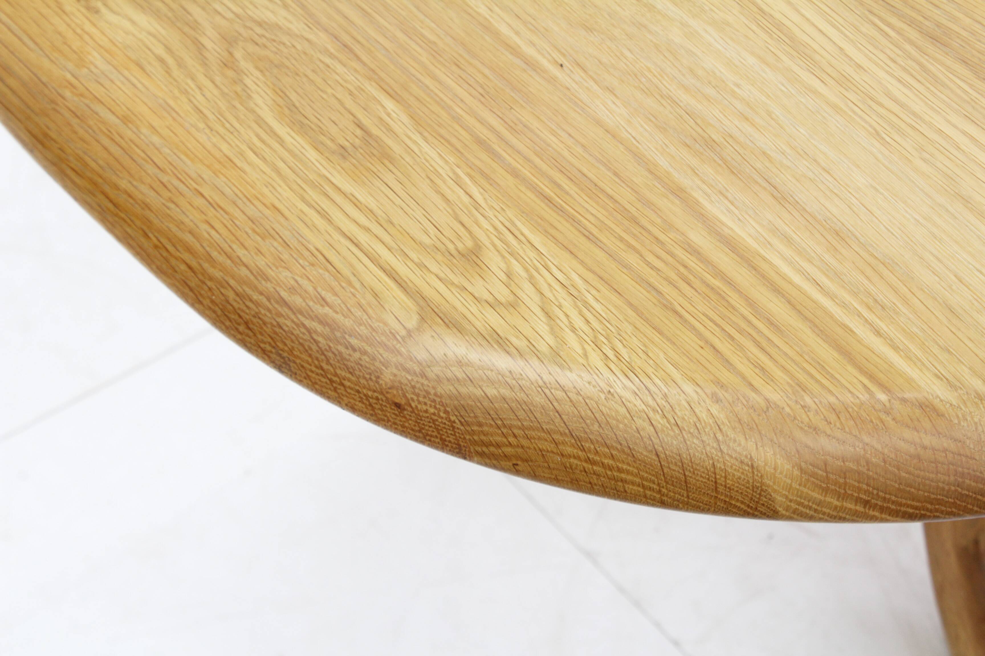 Vintage Danish oval  dining table 1960s