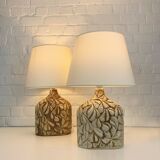 Pair of large Soholm ceramic lamps by Haico Nitzsche, Denmark